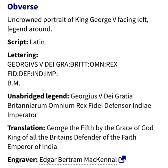 🎈$10 add on - 1918 ONE PENNY - George V - Picture 4 of 5